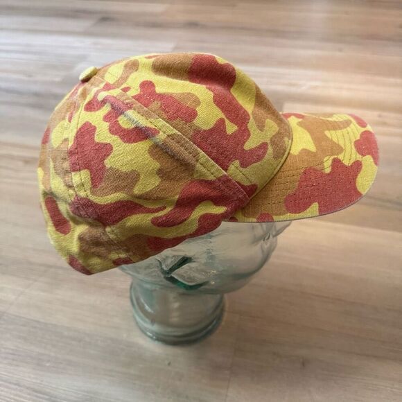 Supreme Orange And Red Camo Hat Adjustable One Size Snapback Streetwear Grail - Picture 2 of 5